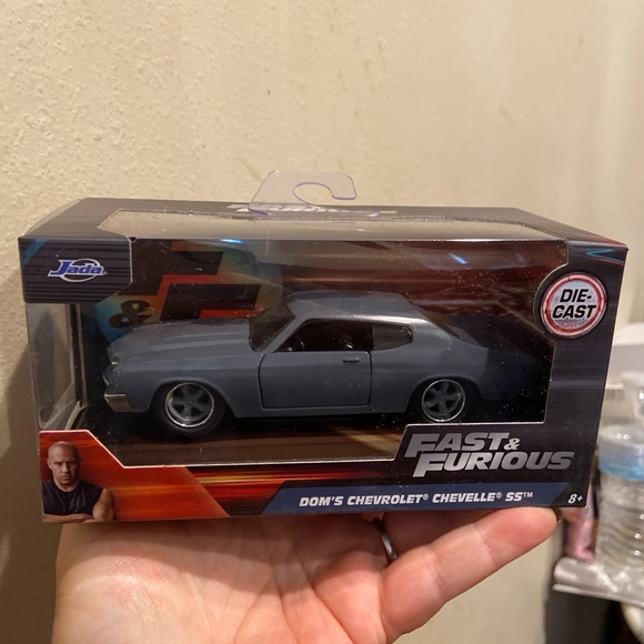 Jada 1/24 Fast & Furious – Chevrolet Chevelle SS De Dom – Gris – Diecast